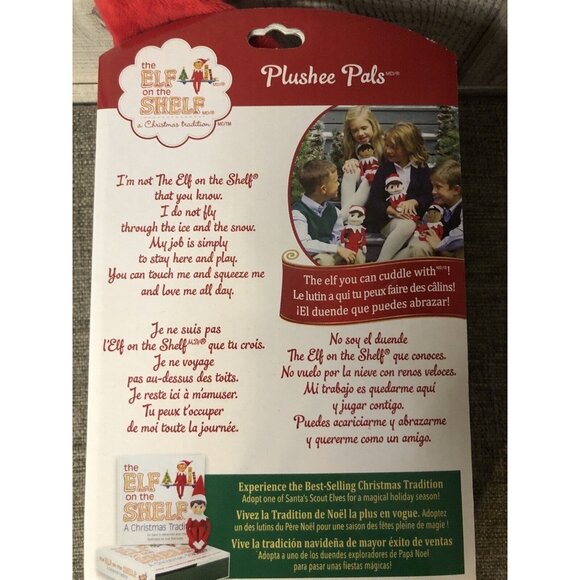 Elf on the Shelf Boy 17” Plushee Pals Cuddle Elf Christmas Plush Holiday Gift - Picture 2 of 2